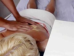 See How a Married Woman Melts Stress at Masseuse's Hands