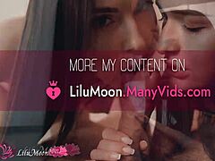 Gorgeous brunette lilu moon starts with a teasing footjob in pantyhose. She then dives into passionate anal sex and creampie.