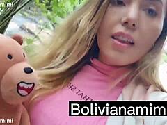 hey, fui sin calcinha a la cachoeira y encontré un fan para chupar su rola al aire libre en bolivianamimi