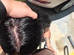 stranger on the street gets her wet pussy filled with cum by aleja and aaroon