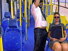Neighbor Nympho Sucks Dick On Public Bus