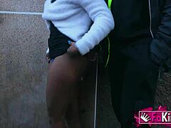 Hot and gorgeous mulatto Zoe Bombon shows up at porn casting for a friend. She takes big cock in doggystyle and gets facial cumshot.