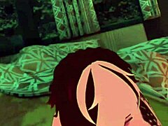 vrchat femboy gives a sloppy blowjob to my monster cock