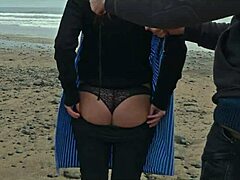 hey that beautiful italian babe silvia soprano gets dominated roughly on the norway beach with slapping and spitting 😈