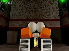 Two FNAF Roblox Sluts Get Fucked in Various Positions