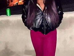 Latina with big natural tits gets fucked hard after entering the house in doggystyle