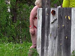 i uh watch these mature lesbians with big asses behind the scenes outdoors, like a voyeur with a hidden camera in a public park, chubby milfs in sexy lingerie, amateur fetish pawg stuff