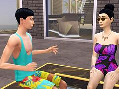 Step Mom Tricks Her Stepson Into A Naughty Game Leading To Intense Fucking And Facial