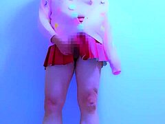 crossdressing princess secretary worships ass and feet barefoot 😍