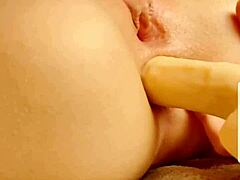 why does this hot girl tease with dildo play