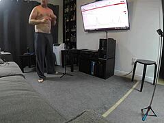Missy Maverick gags on cock in hardcore foot POV