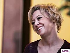 Fan Girl Licks Milf Voice Actress of Favorite Character!