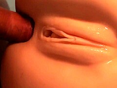 nice pussy close-up leads to double penetration with toys