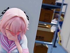 Astolfo cums after oral sex with big cock