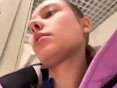 Watch this teen 18+ give blowjob in public on webcam?