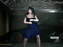 Tifa Lockhart performs a seductive nude dance in Final Fantasy