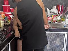 Stepson Fucks Me In The Kitchen And Cums Inside! 😈
