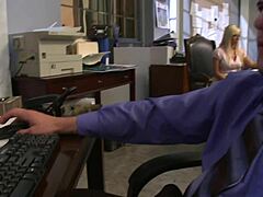 She Tests Her Coworker's Huge Dick And Licks His Cum