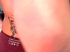 Luna Luxe Sits On The Couch PLAYING With Her Pink Vibrator