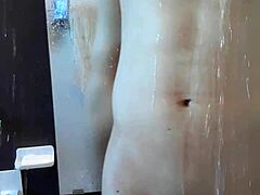 Muscular Hunk's Shower Time