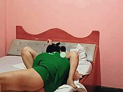 asian chubby pregnant woman gets bent over for creampie in hotel
