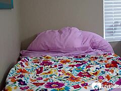 Sexy Girl Masturbates On Bed
