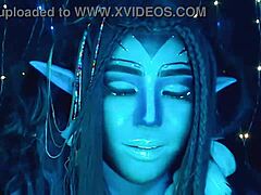 she dances beautifully on webcam as a whore for avatar fans