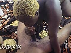 Passionate Big Ass Doggy and Sloppy Blowjob from Aunty Nimi