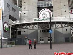 inked goth prostitute blows amsterdam tourist