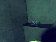 hey, asian slut wife uses dildo and vibrator in gym shower 😈