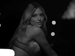 seductive glamorous girls dancing in music video