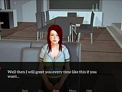 blonde teen and brunette MILF in erotic family game scene!