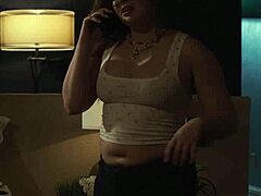 oh man, that horny big tits teen leana lovings and big ass babe got wild in roleplay sex 😈