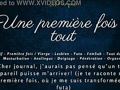 my first time with everything in french futanari porn