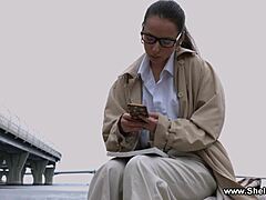 Shy Nerdy Coed Bloom Lambie Fucked Raw!