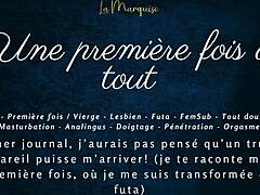 my first time with everything in french futanari porn