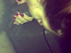 sloppy bbw latina head in the car