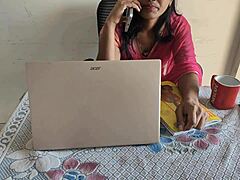 Desi Indian Bhabhi Fucked Hard In Office By Her Husband