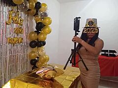 beautiful black lady parties with big pussy and classy dress!