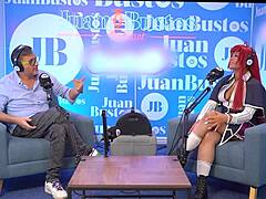 oh man i got multiple orgasms riding that sybian in cosplay on juan bustos podcast evybubbles