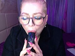 Married Russian Webcam Mommy Hints At Slutty Private Solo Toy Play