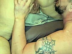 Her ass and pussy get eaten from behind in surprising twist