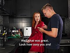 stepmom sucks my cock instead of making food 😏