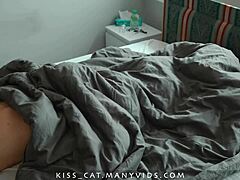 Don't Cum Inside! Blindfolded Step Mom Fucked By Step Son