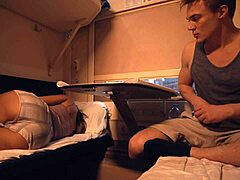 i finally got to fuck my friends beautiful teen mom in quickie doggystyle on the train