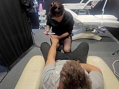 i came for manicure but manicurist took my dick in mouth for blowjob!