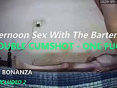 uhh i mean the bartender gives me this quickie fuck with double cumshot and riding cowgirl style