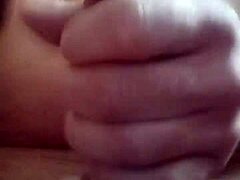 cumming intensely alone during quiet nighttime hours