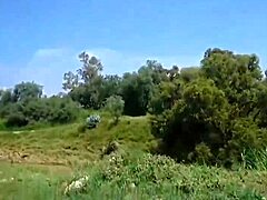 Public fuck with ex girlfriend sucking me behind hill