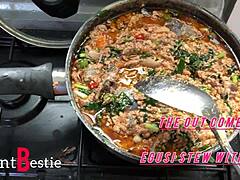 Caught stepsister in kitchen for Sunday morning quickie